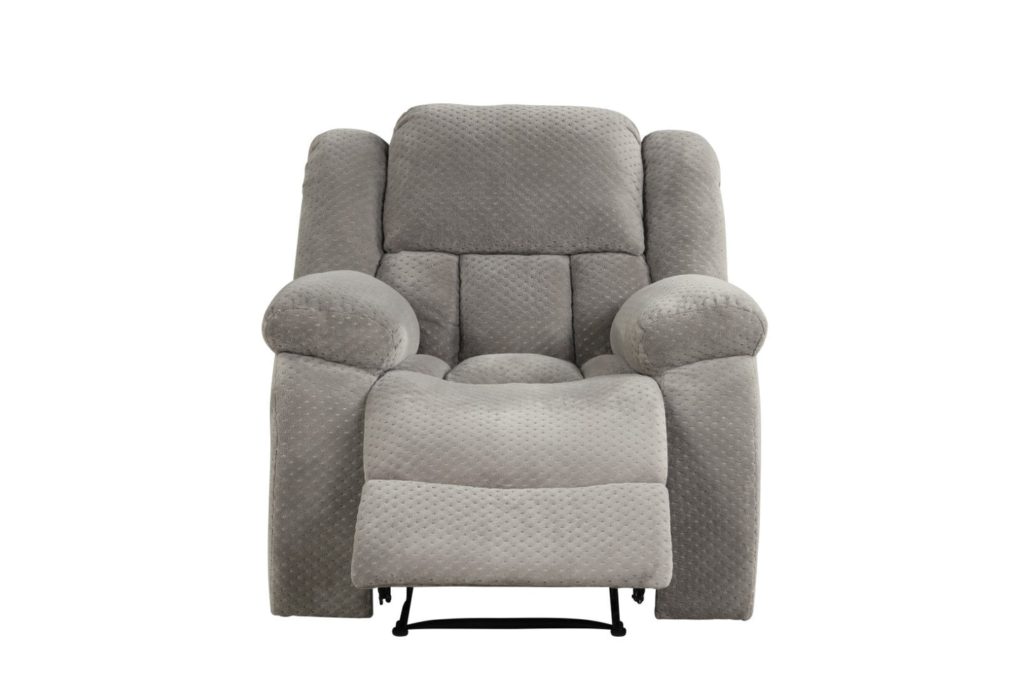 Armada Manual Reclining Chair Made with Chenille Fabric