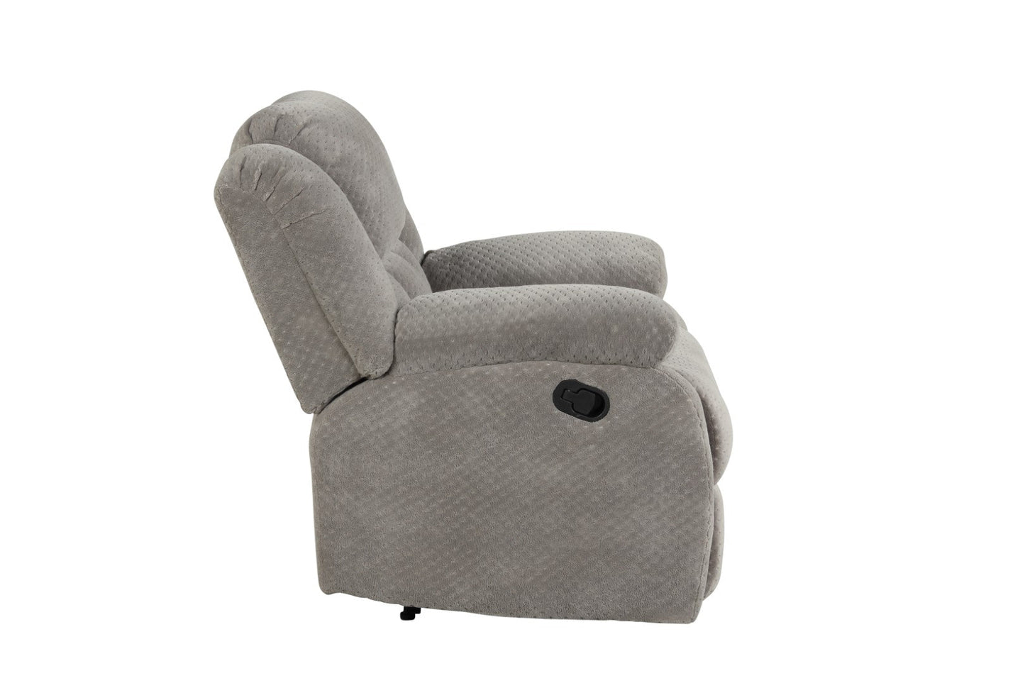 Armada Manual Reclining Chair Made with Chenille Fabric