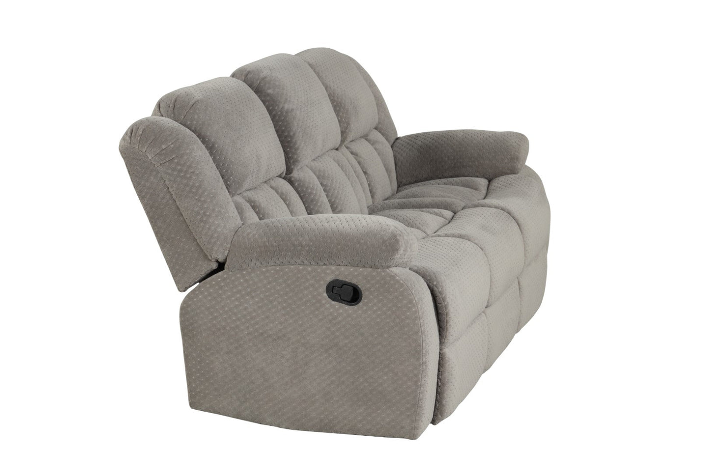 Armada Manual Reclining 3 Piece Set Made with Chenille Fabric