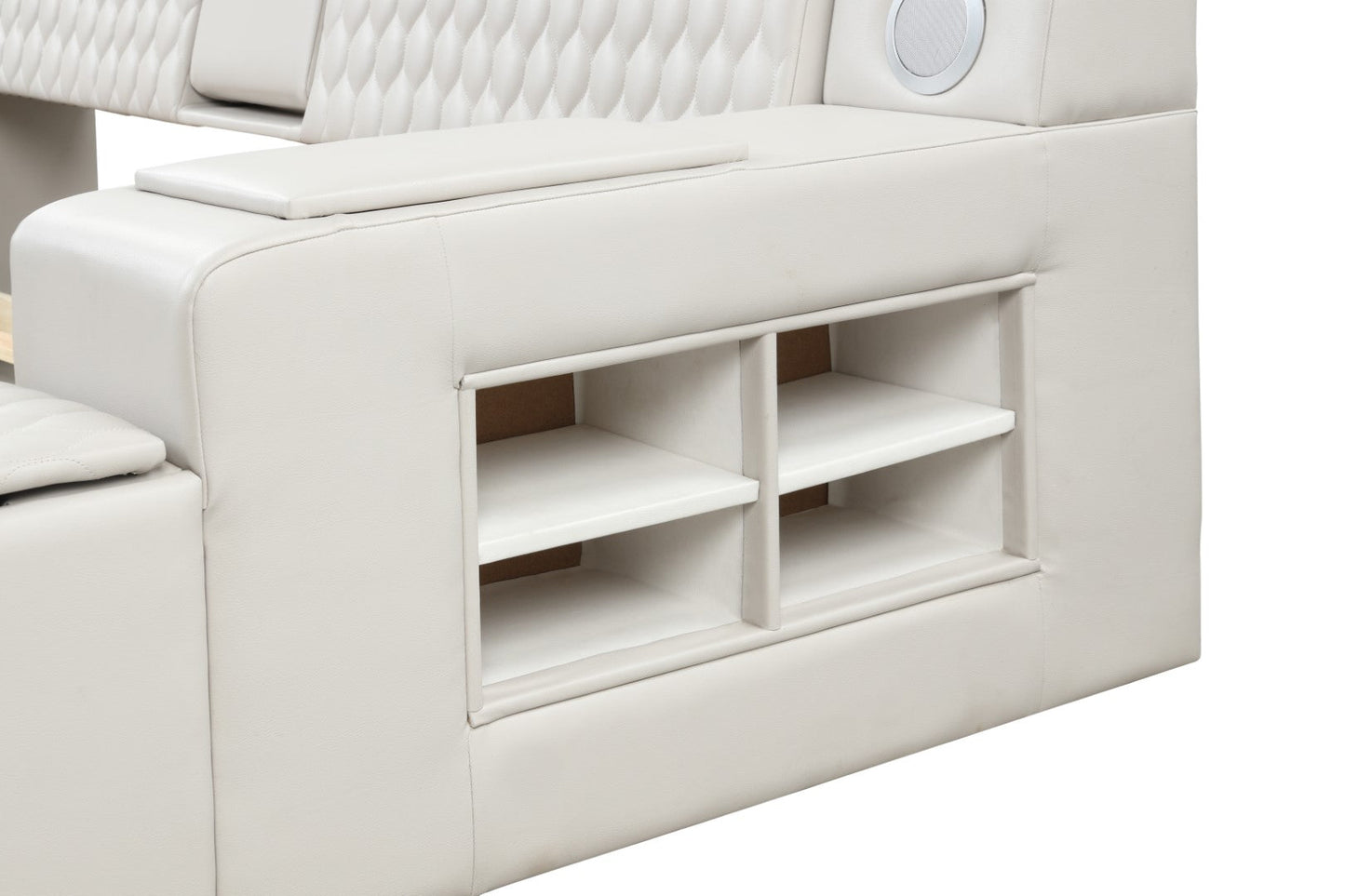 Zoya Smart Multifunctional King Size Bed Made with Wood