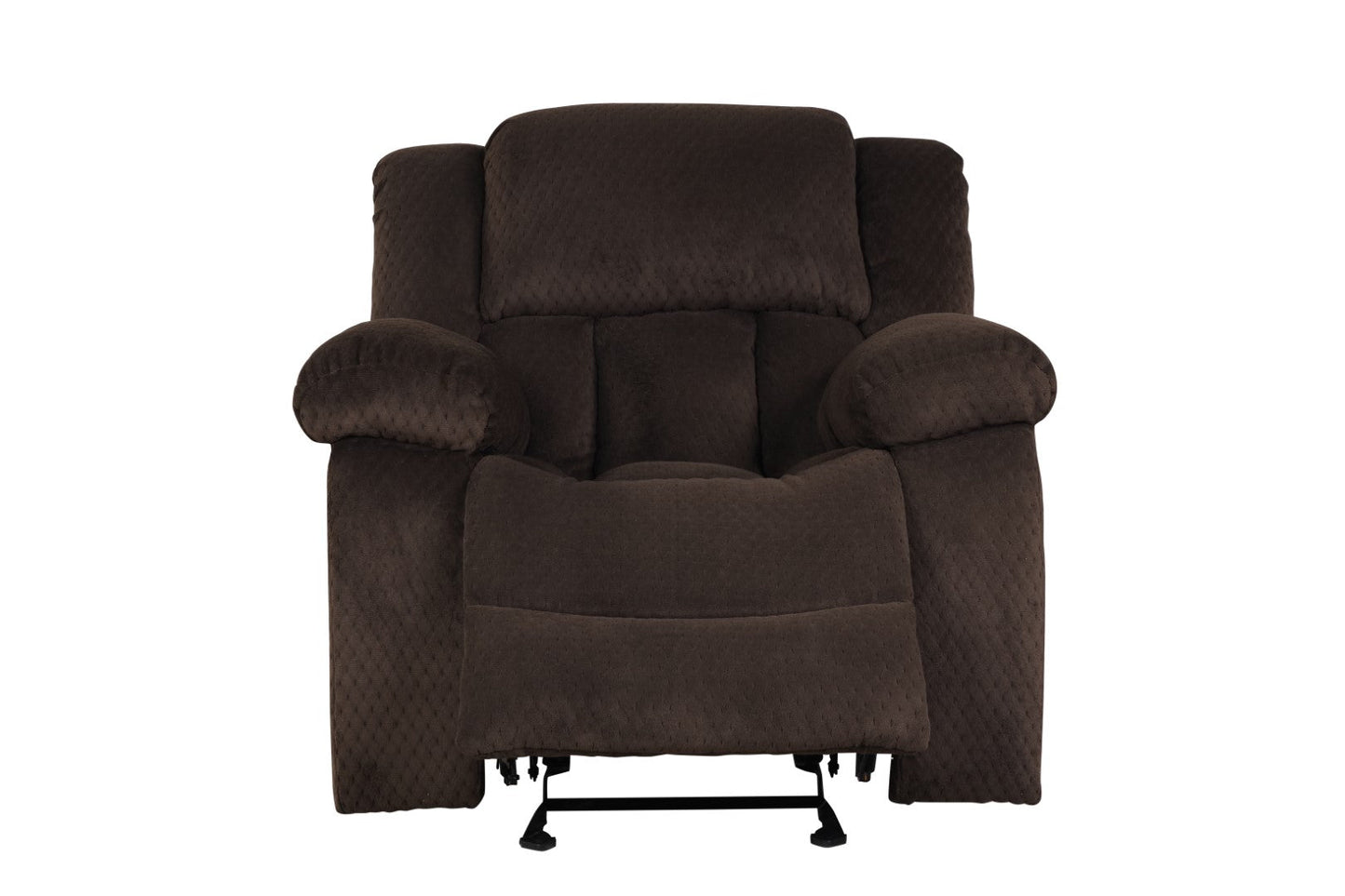 Armada Manual Reclining Chair Made with Chenille Fabric