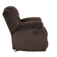 Armada Manual Reclining Chair Made with Chenille Fabric