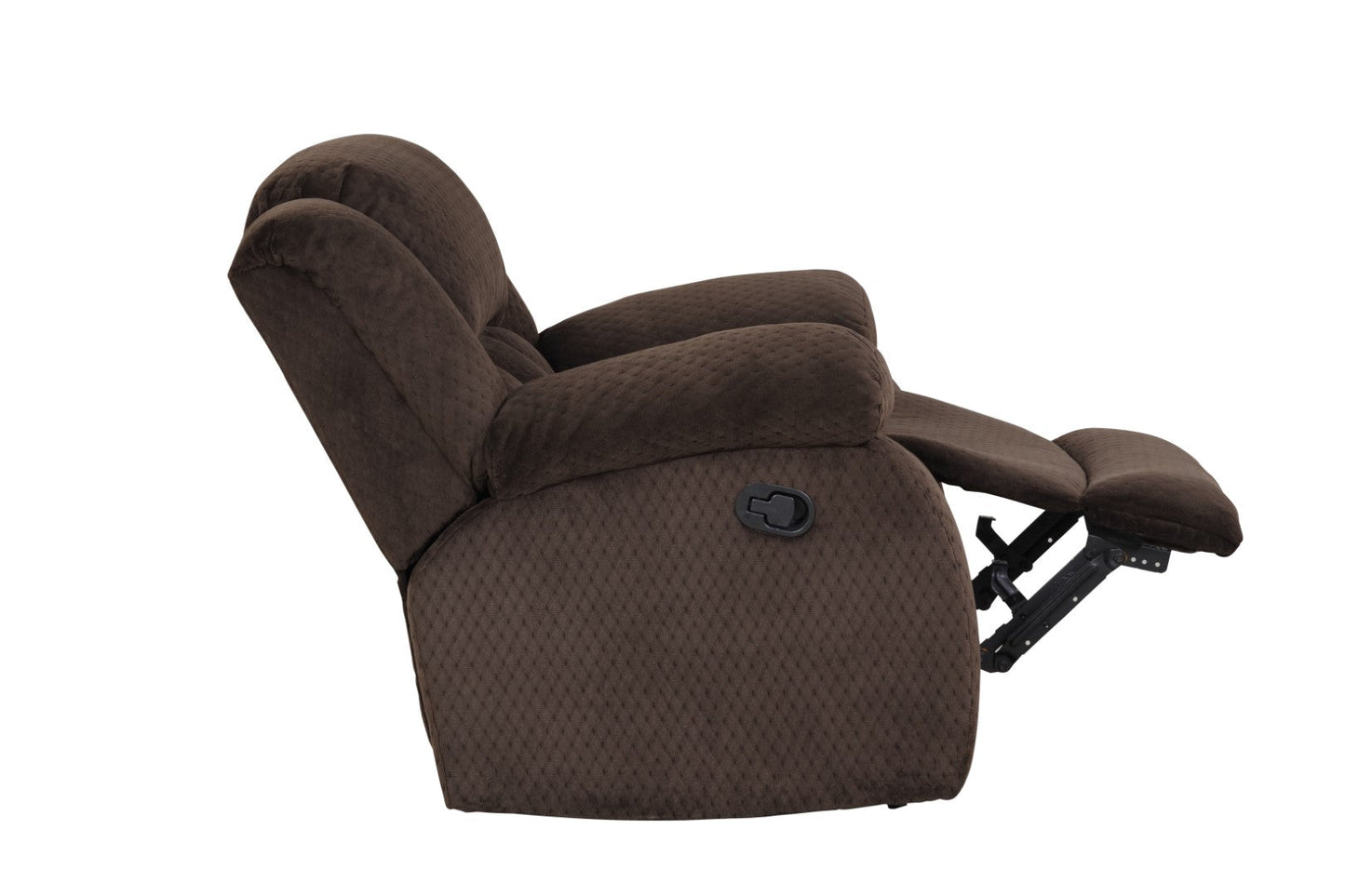 Armada Manual Reclining Chair Made with Chenille Fabric