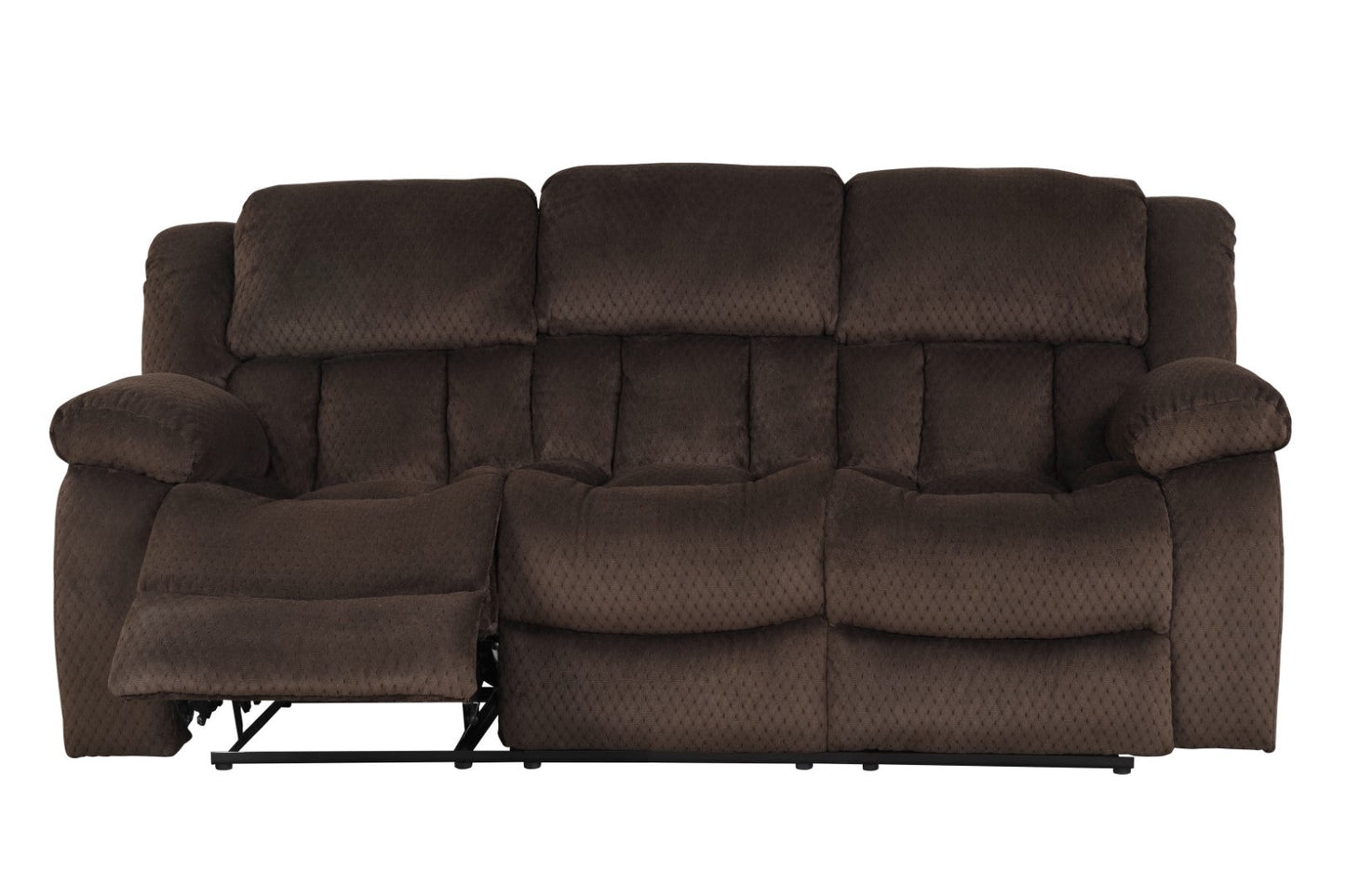 Armada Manual Reclining 3 Piece Set Made with Chenille Fabric