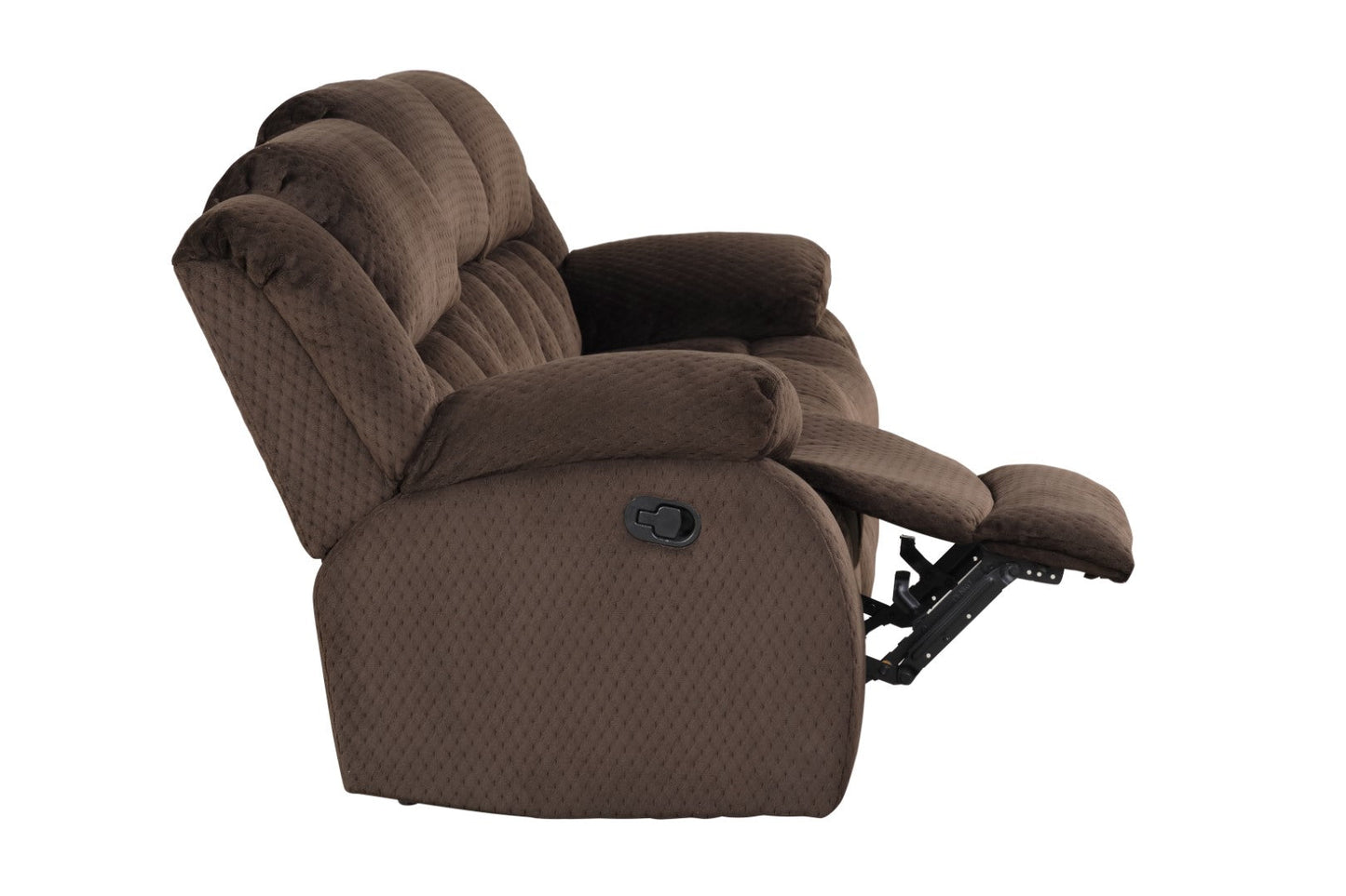 Armada Manual Reclining 3 Piece Set Made with Chenille Fabric