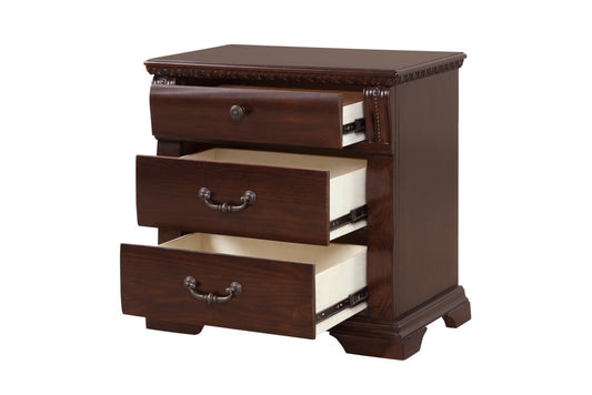 Aspen Traditional Nightstand made with Wood