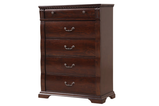 Galaxy Home Aspen Traditional Chest made with Wood Cherry Solid Wood