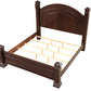 Aspen King Size Traditional Bed made with Wood