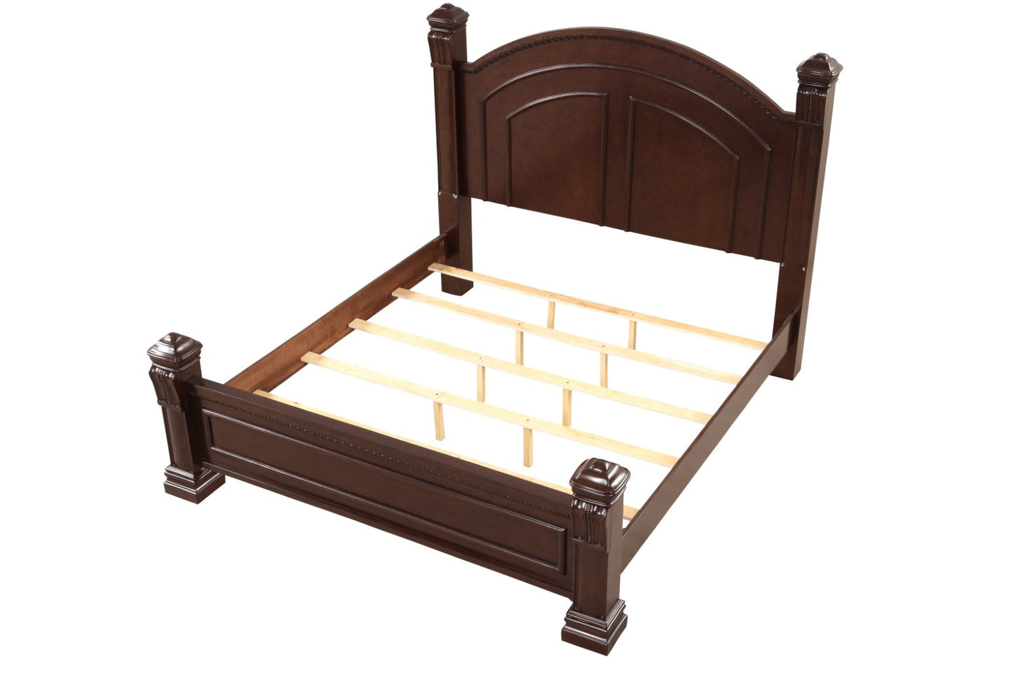 Aspen King Size Traditional Bed made with Wood