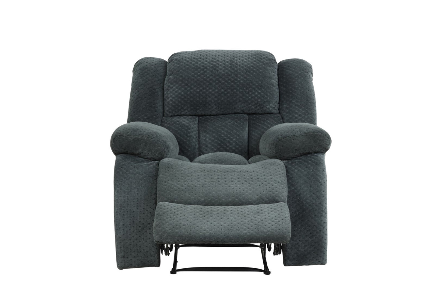 Armada Manual Reclining Chair Made with Chenille Fabric