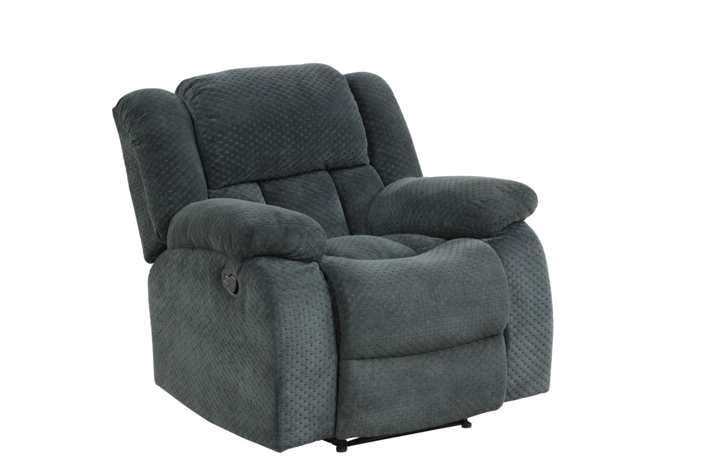 Armada Manual Reclining Chair Made with Chenille Fabric