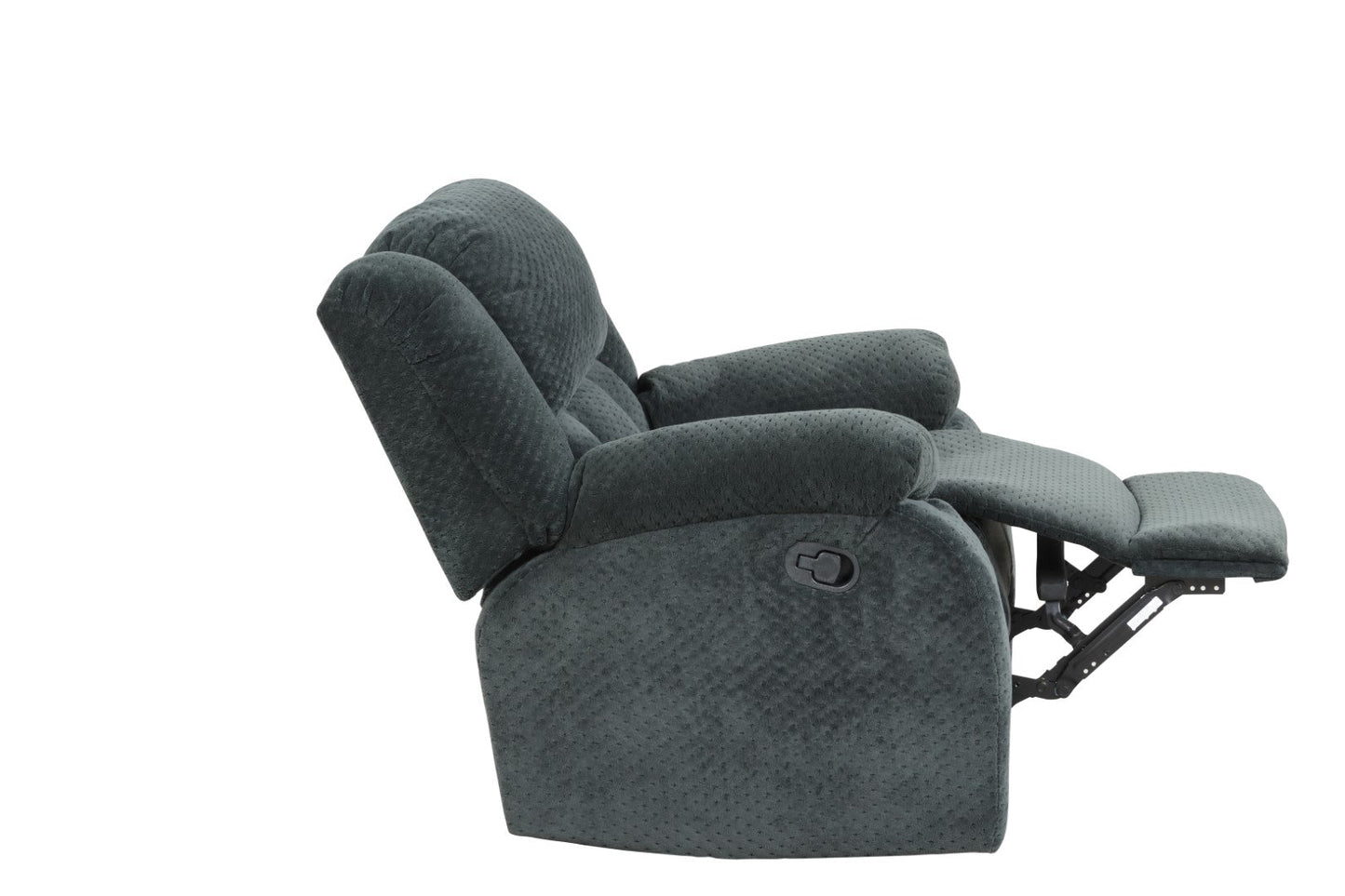 Armada Manual Reclining Chair Made with Chenille Fabric