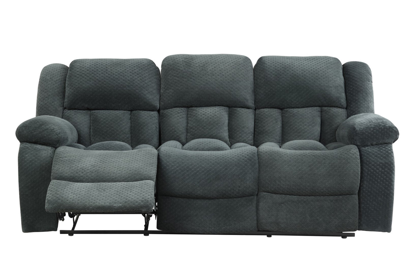 Armada Manual Reclining Sofa Made with Chenille Fabric