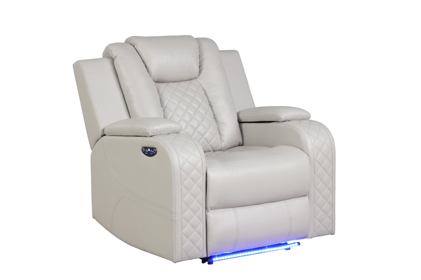 Benz LED & Power Reclining Chair Made with Faux Leather