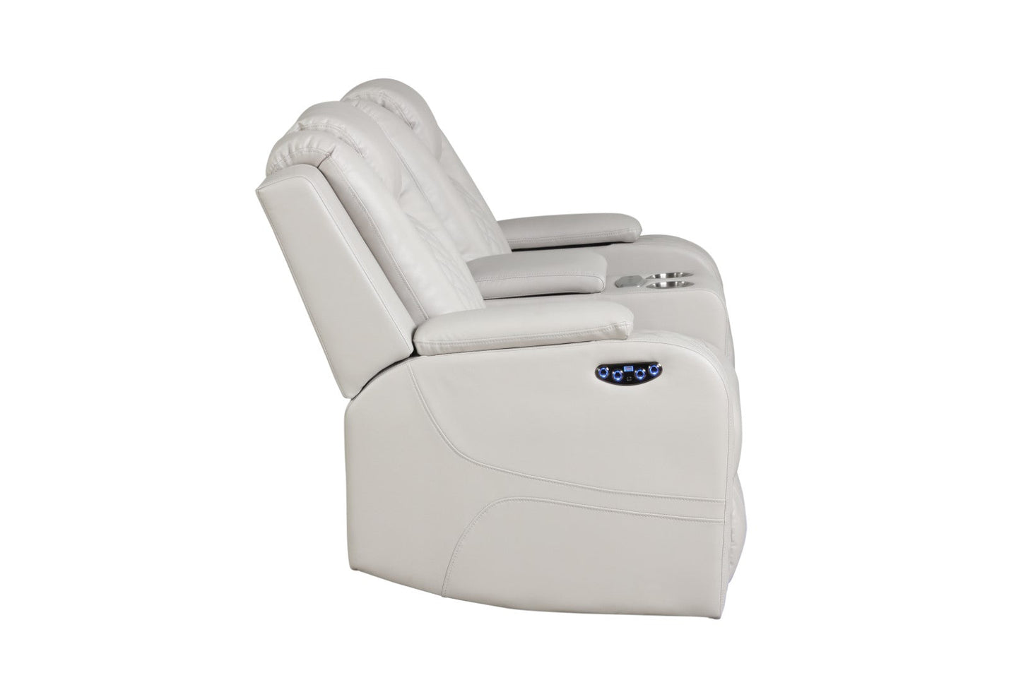 Benz LED & Power Reclining 2 Piece Made with Faux Leather