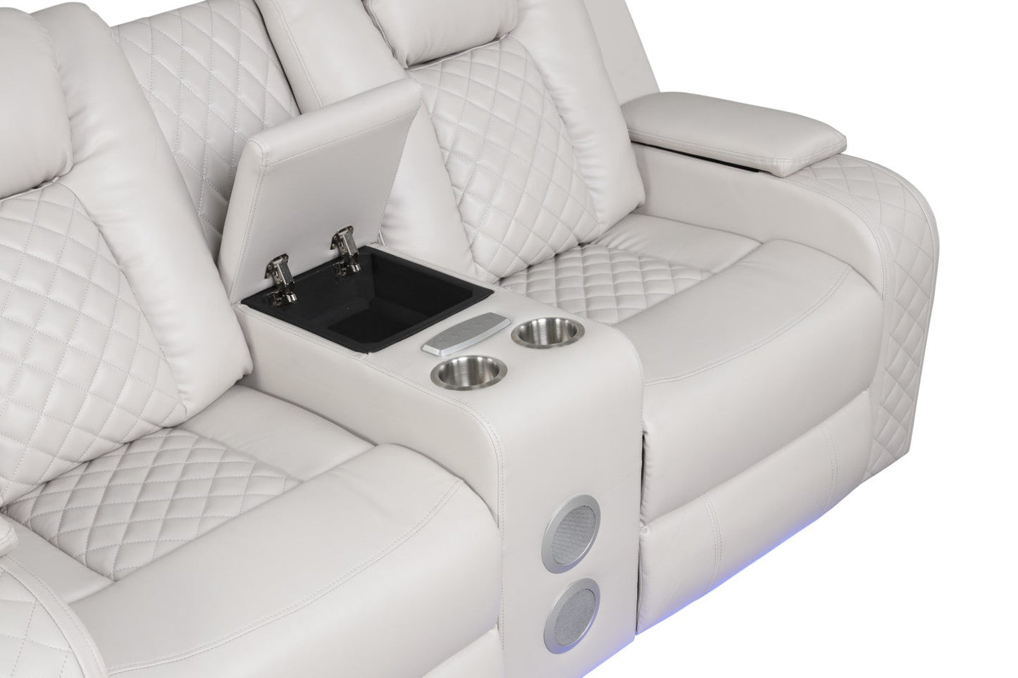 Benz LED & Power Reclining 2 Piece Made with Faux Leather