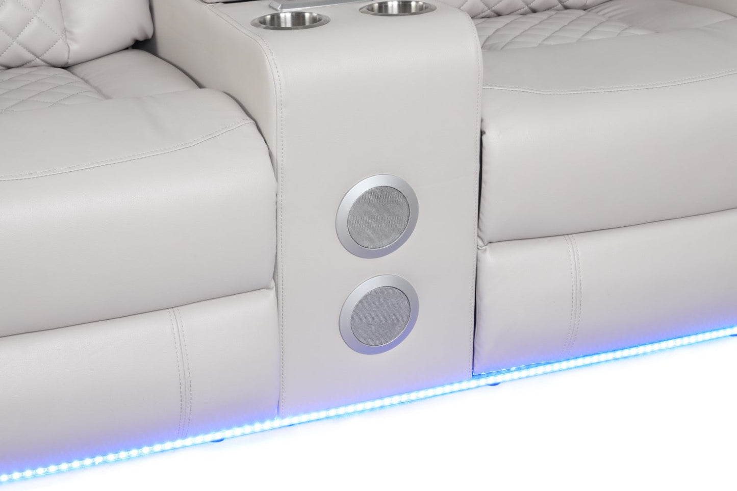 Benz LED & Power Reclining 2 Piece Made with Faux Leather