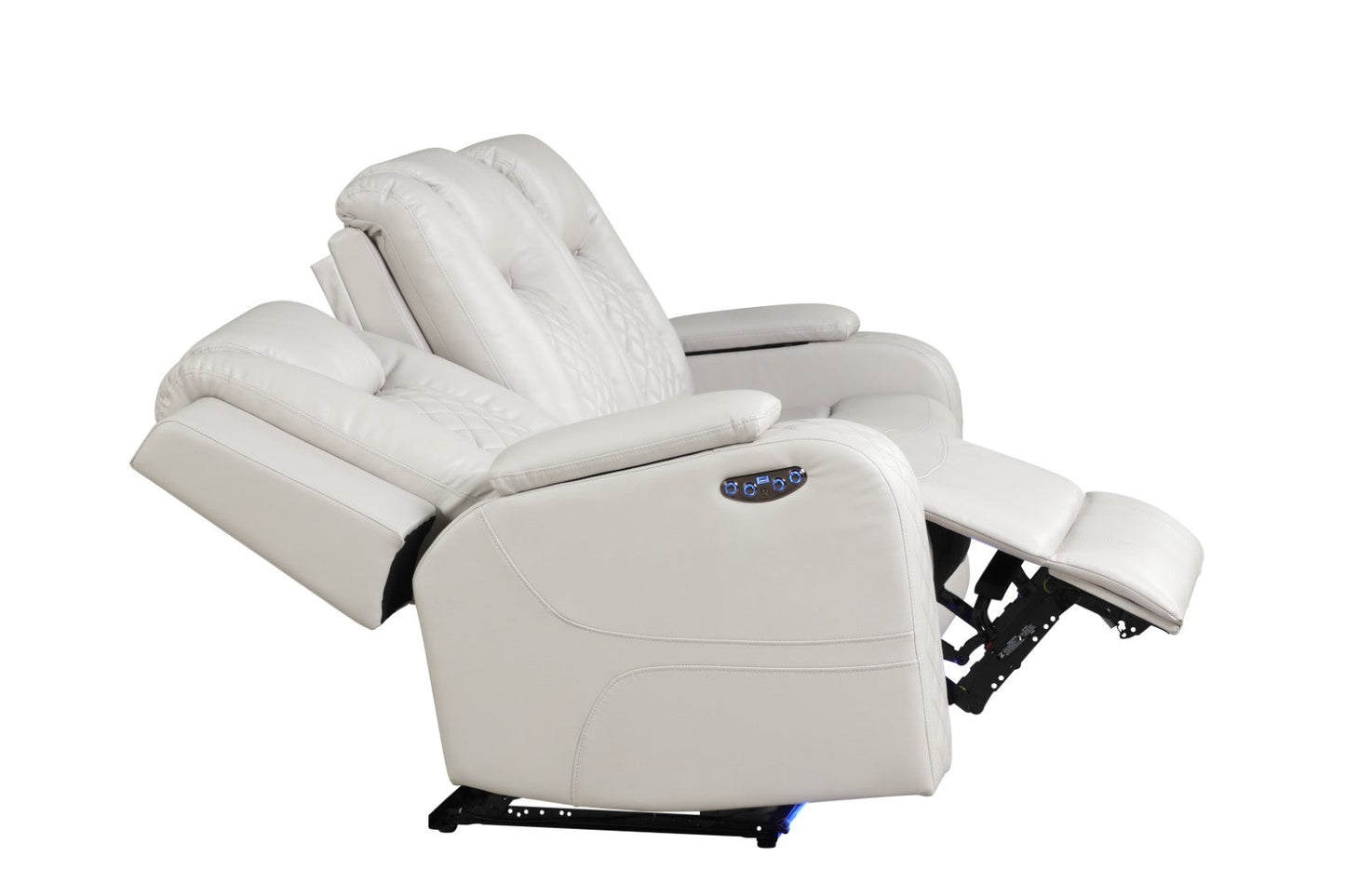 Benz LED & Power Reclining 2 Piece Made with Faux Leather