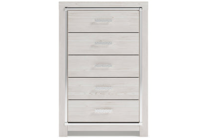 Altyra White Chest of Drawers