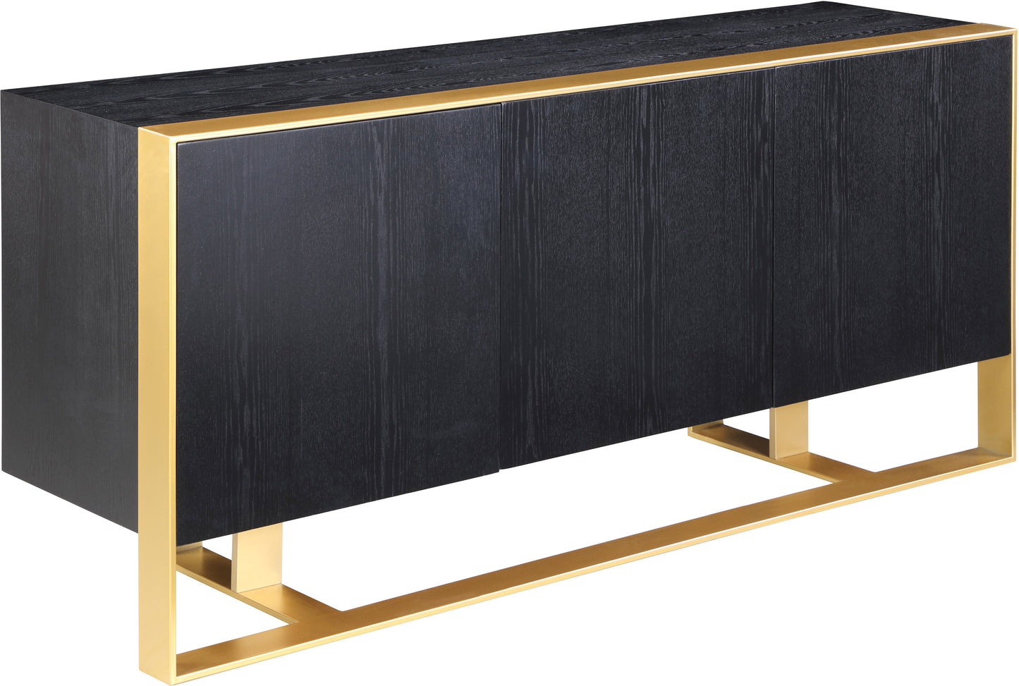 Sherwood Black Wood Sideboard/Buffet