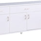 Excel White Lacquer Sideboard/Buffet