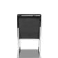 Delray Dining Chair - Black/Chrome