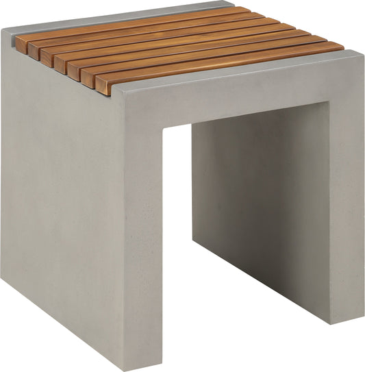 Rio Light Grey Concrete Cement End Table