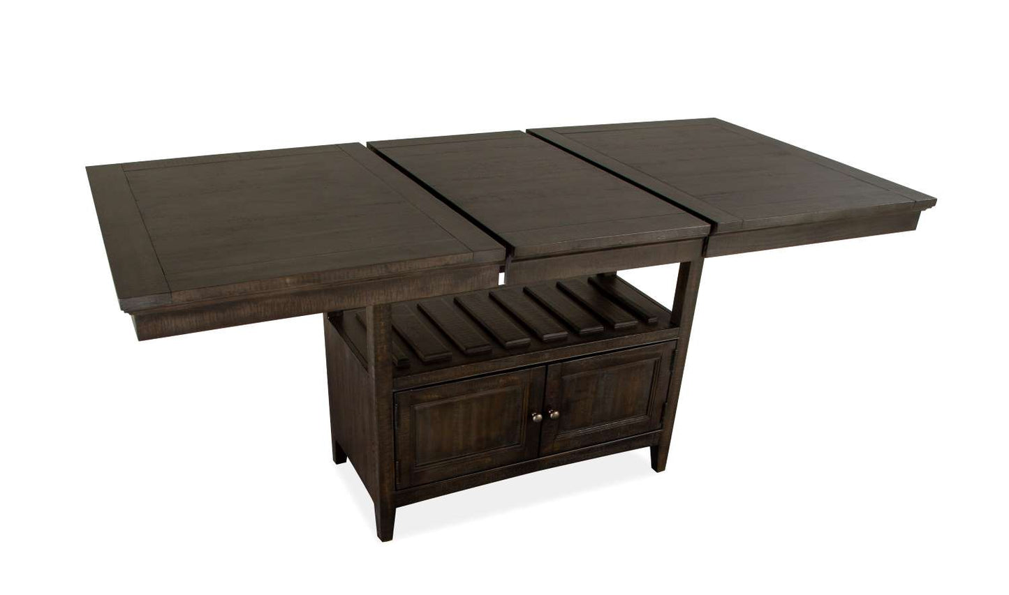 Wanita Extendable Counter Dining Table - Brown