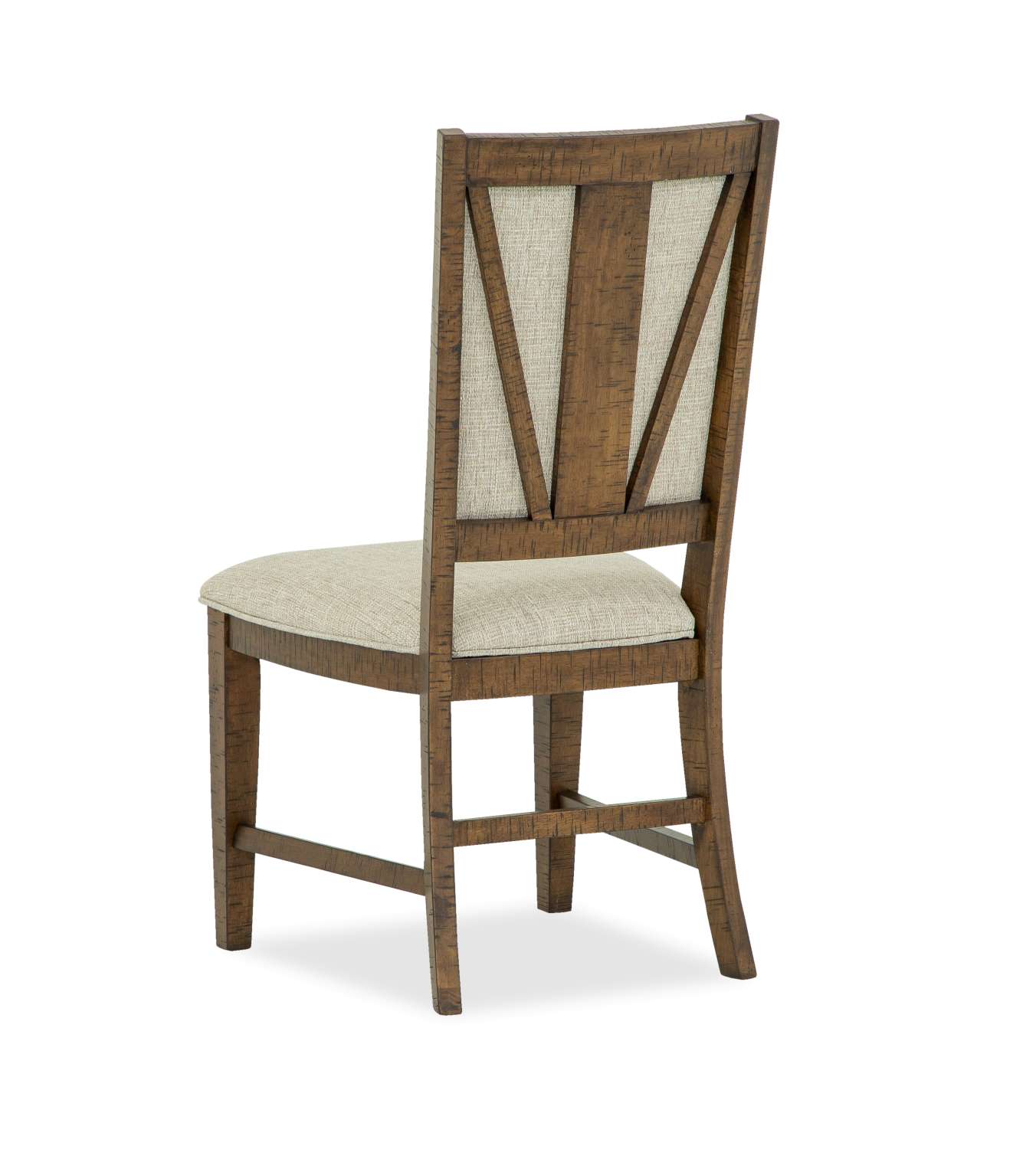 Wanita Dining Side Chair with Upholstered Seat and Back - Brown