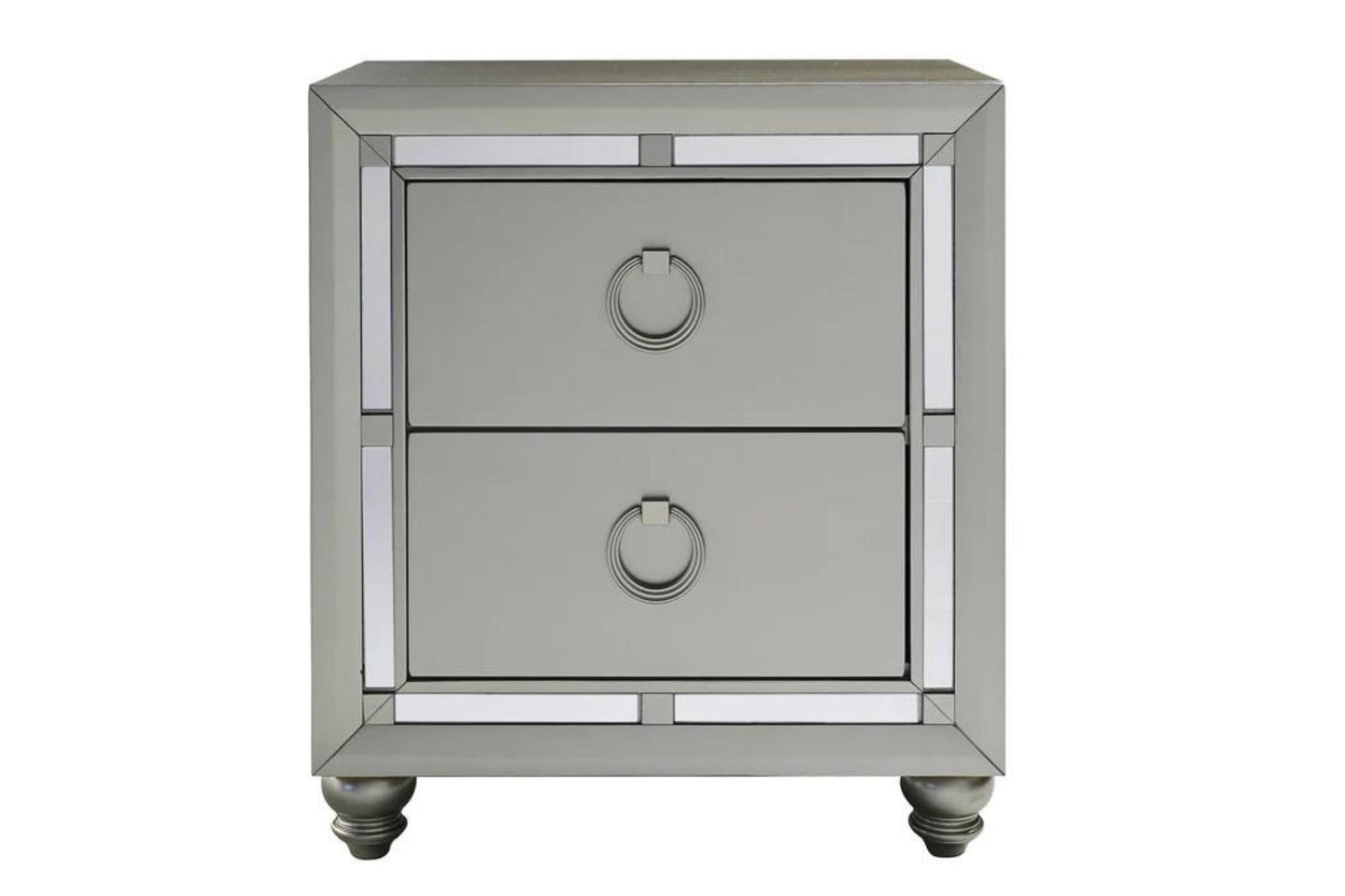 Riley Silver Nightstand