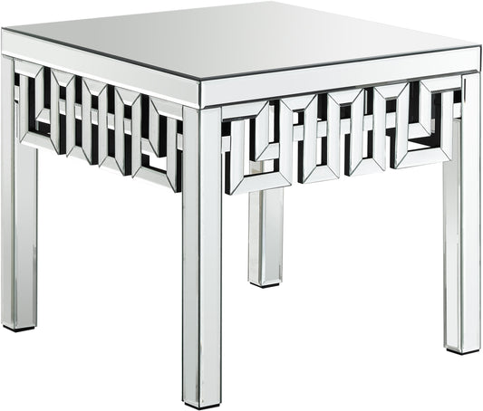 Aria Mirrored End Table