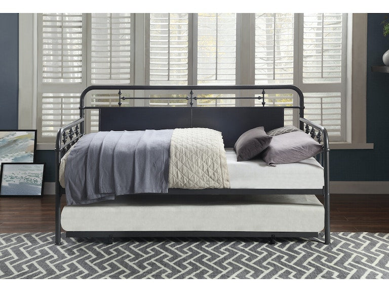 Blanchard Black Daybed With Trundle