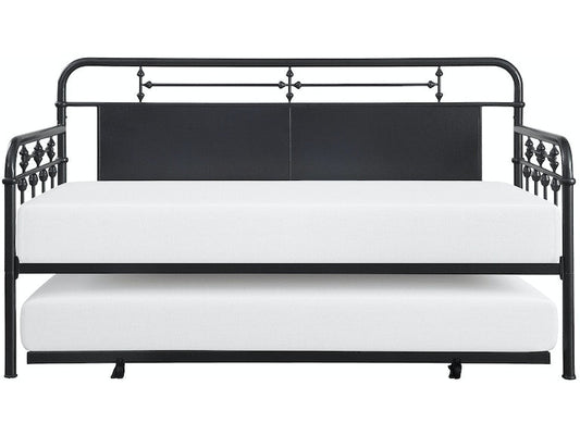 Blanchard Black Daybed With Trundle