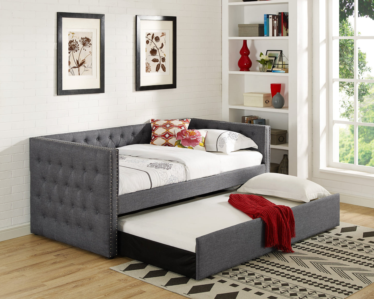 Trina Gray Twin Daybed