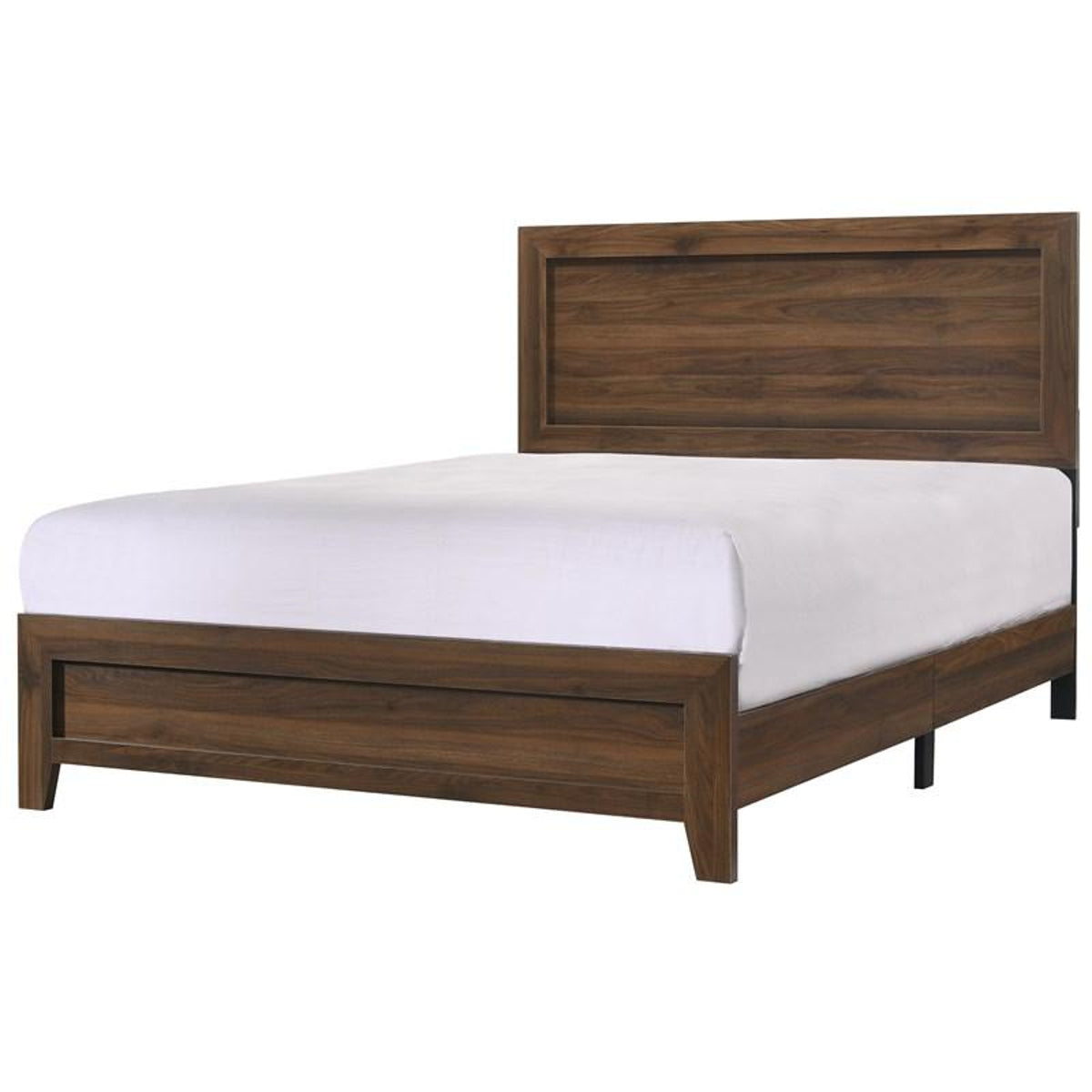 Crown Mark Millie Twin Panel Bed in Brown Cherry image