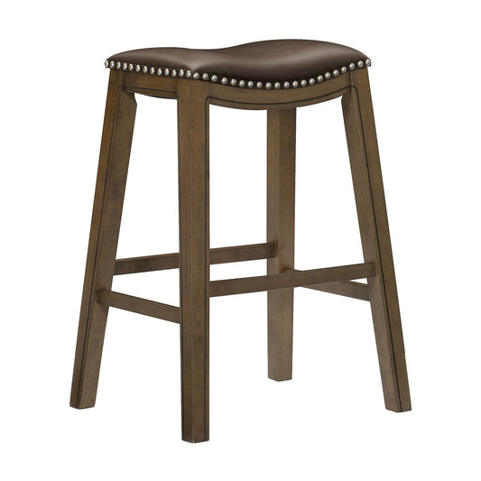 Lexi Bar Height Stool - Brown