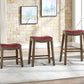 Lexi Counter Height Stool - Red