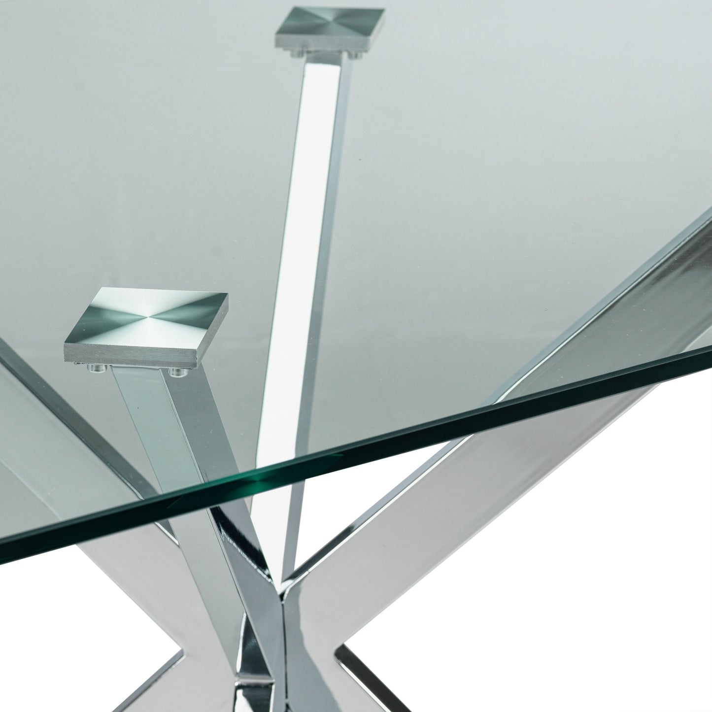 Ithaca Dining Table - Chrome