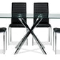 Ithaca 5-Piece Dinette Set - Black