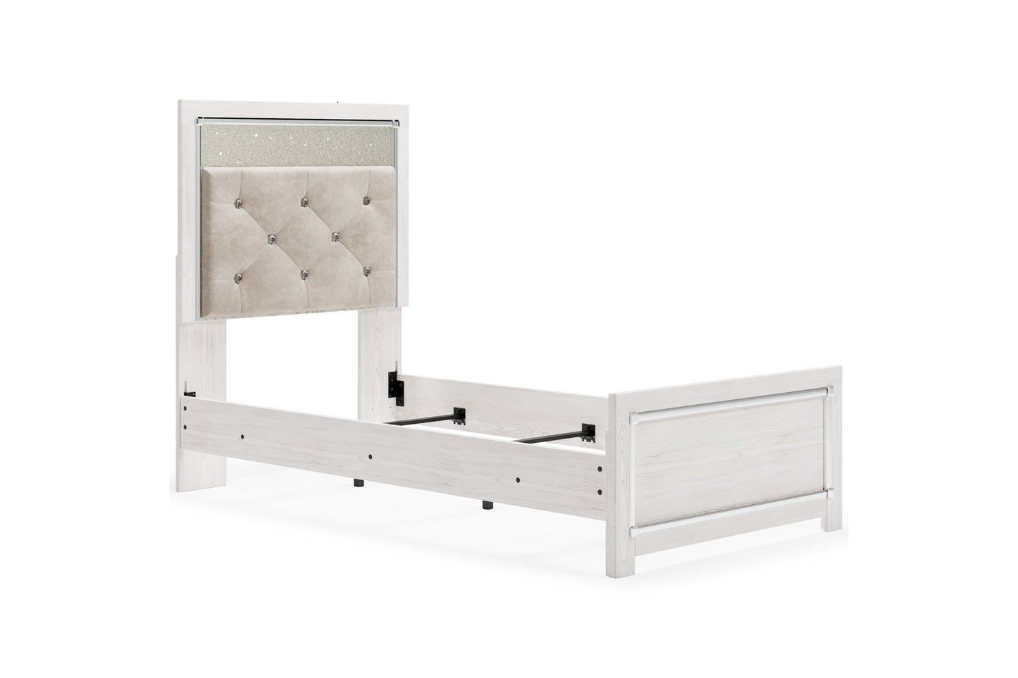 Altyra White Panel Beds