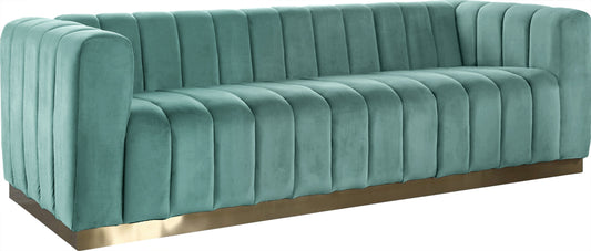 Marlon Mint Velvet Sofa