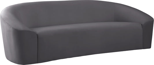 Riley Grey Velvet Sofa