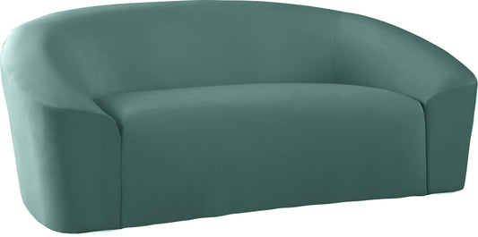 Riley Mint Velvet Loveseat