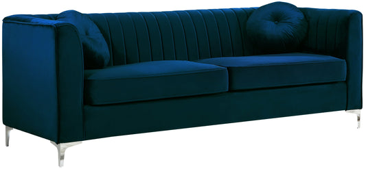 Isabelle Navy Velvet Sofa