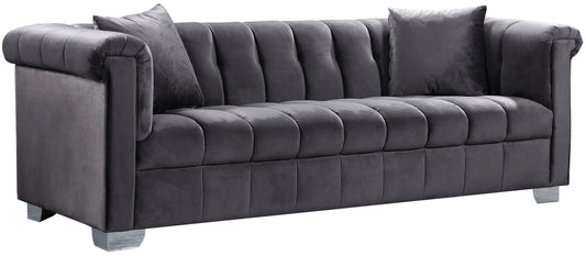 Kayla Grey Velvet Sofa