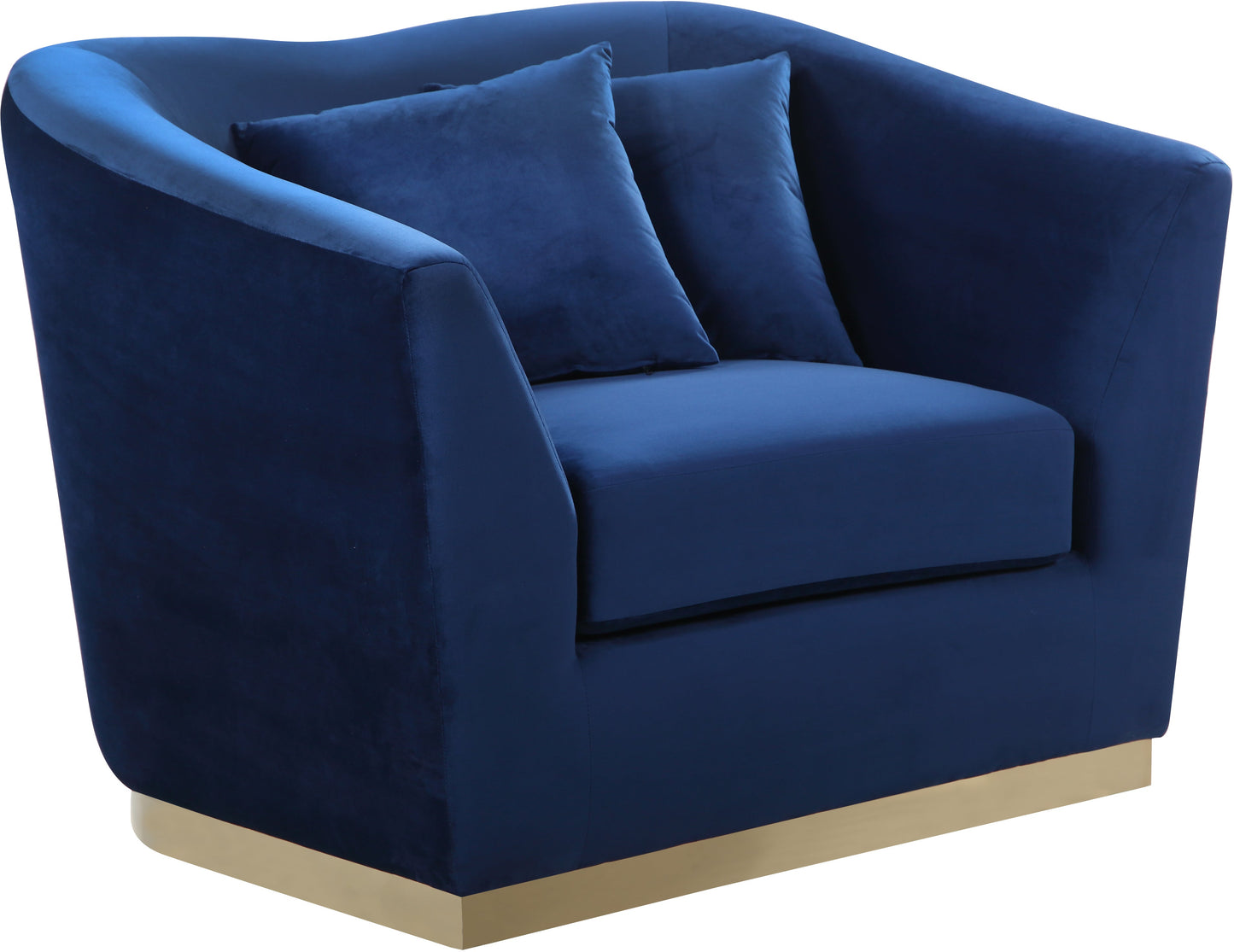 Arabella Navy Velvet Chair