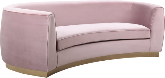 Julian Pink Velvet Sofa