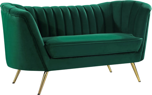 Margo Green Velvet Loveseat