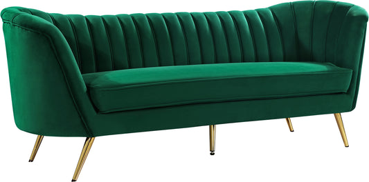 Margo Green Velvet Sofa