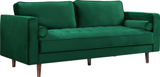 Emily Green Velvet Sofa